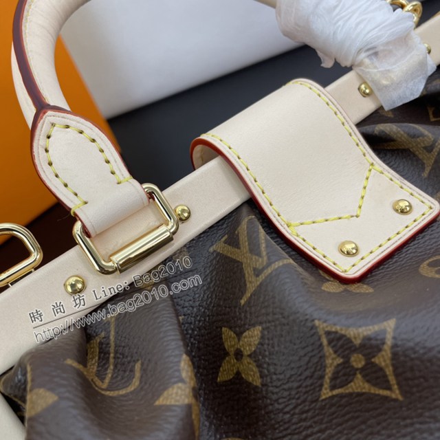 Lv路易威登2023專櫃新款Monogram Clutch手袋 LV老花鏈條手提女包 M46544 ydh5029